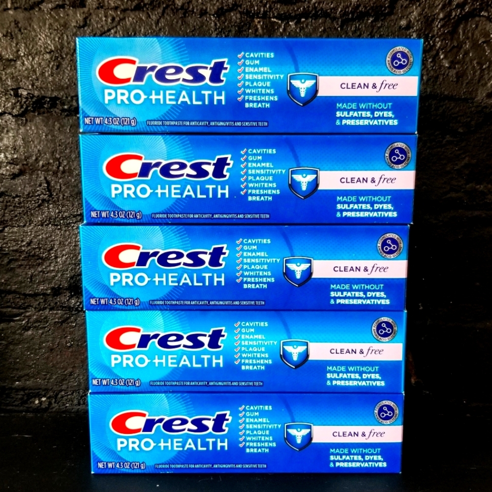 5 Crest Toothpaste Bundle